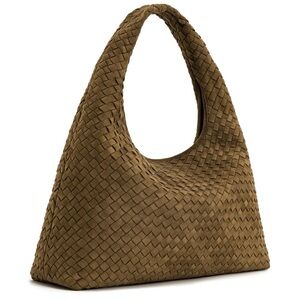 JW PEI  Laura Elegant Olive green Woven Handbag